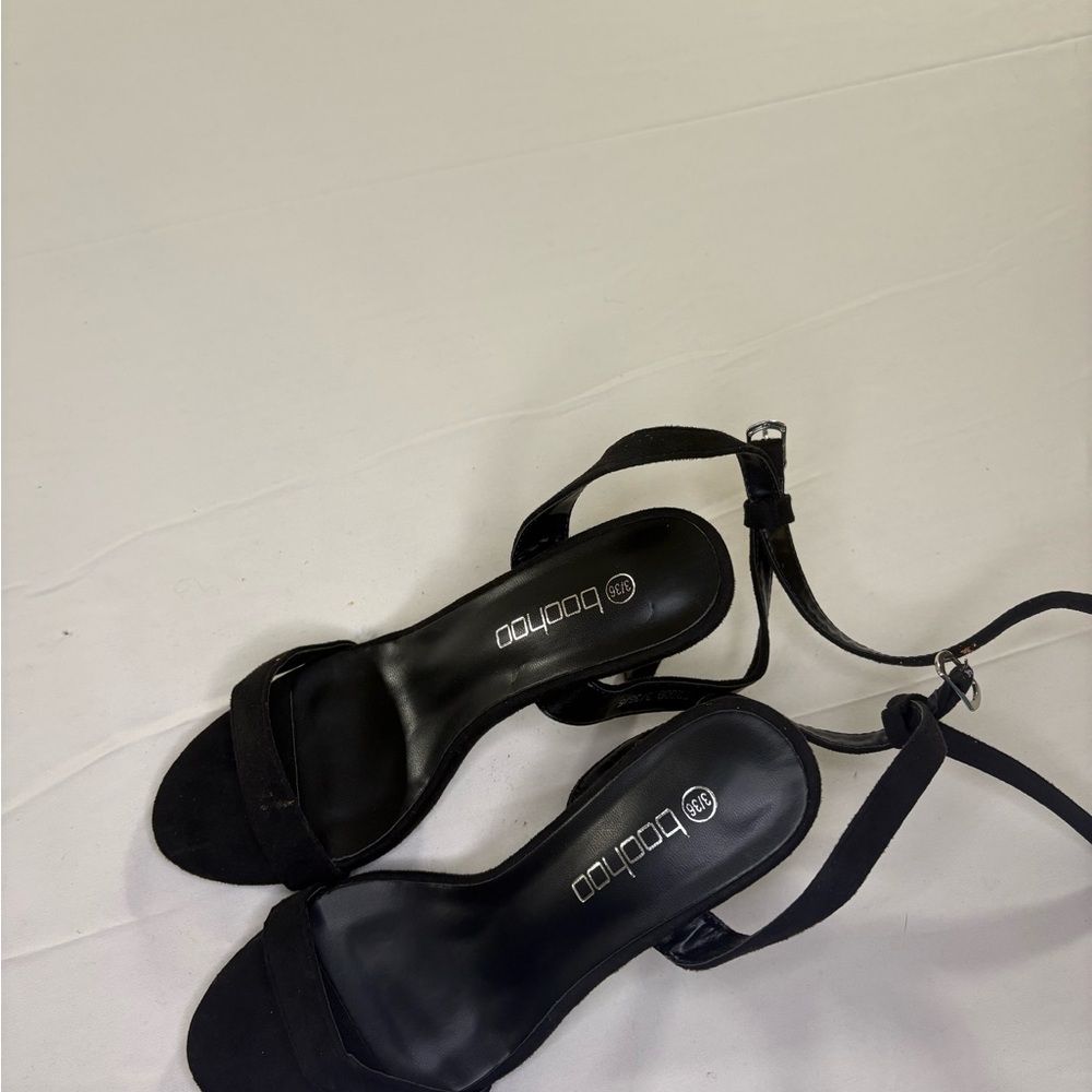 Boohoo Elegant Black Heels for Women